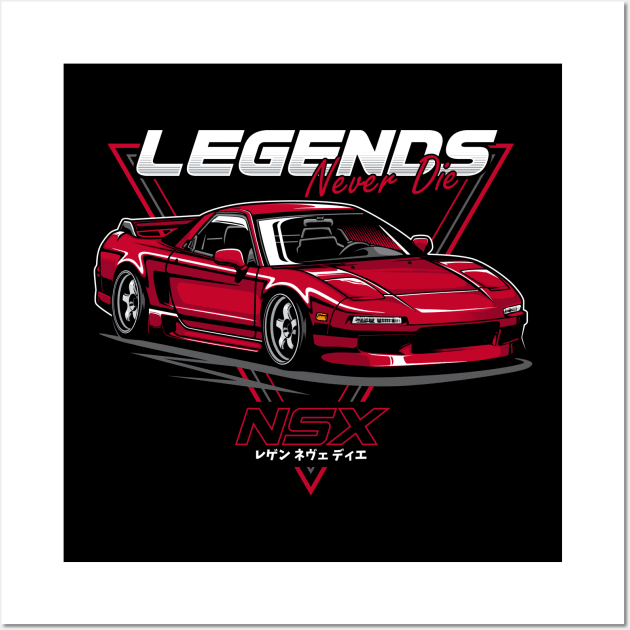 Honda Nsx Acura Wall Art by cturs